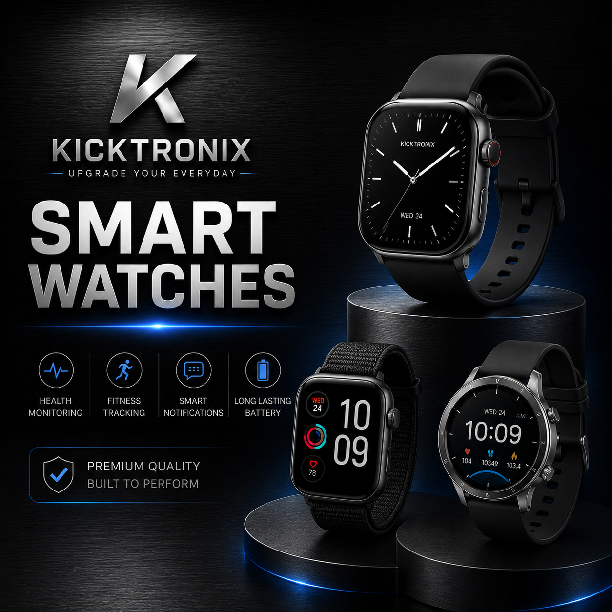 Smartwatches - Bluetooth Calling & Fitness Tracking