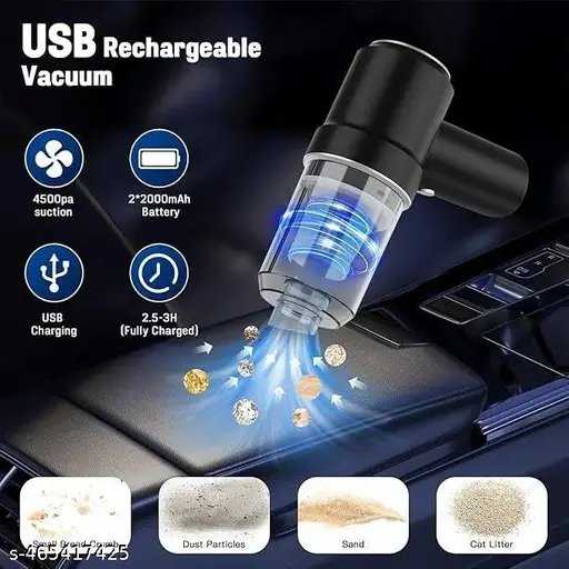 3-in-1 Portable Handheld Vacuum Cleaner (USB Rechargeable)