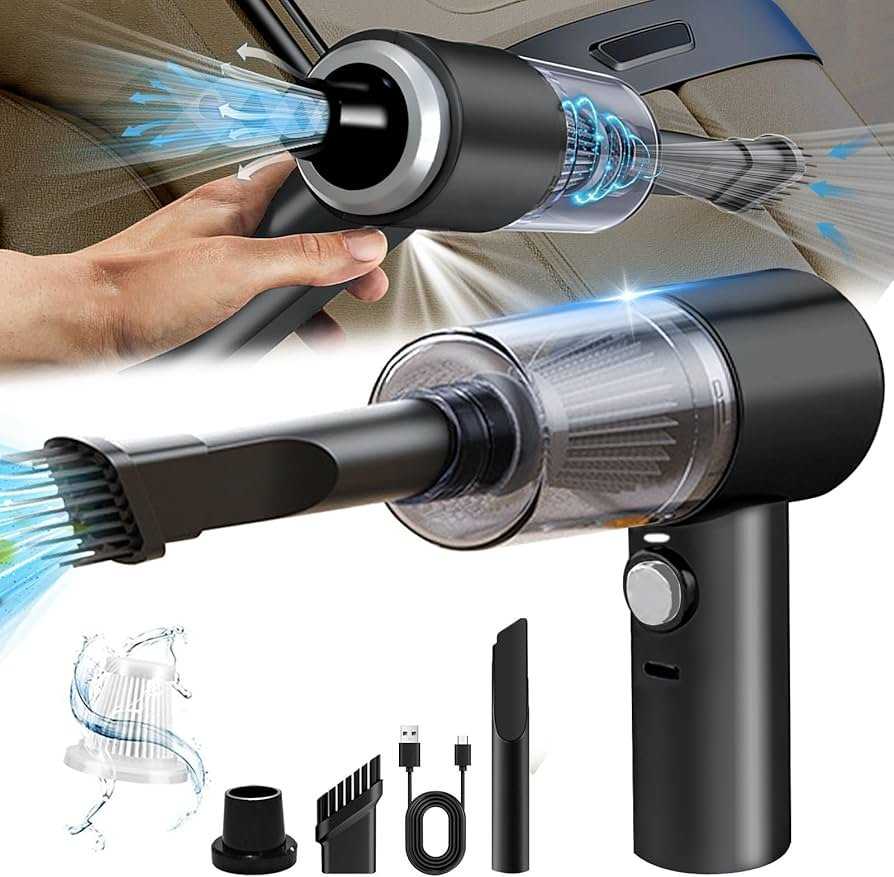 3-in-1 Portable Handheld Vacuum Cleaner (USB Rechargeable)