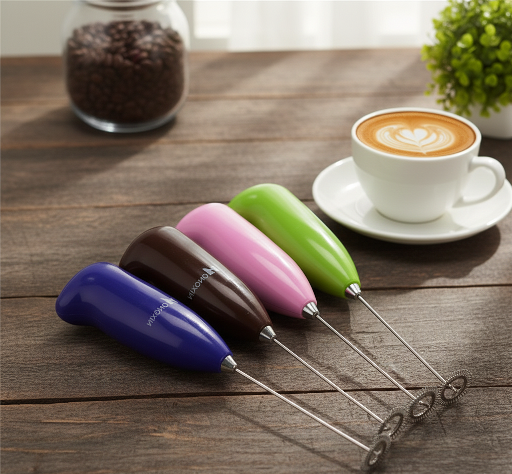 Electric Milk Frother Coffee Beater