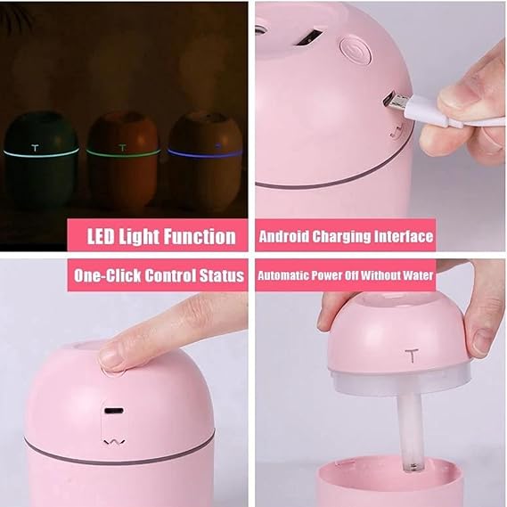 USB Air Humidifier with Night Light