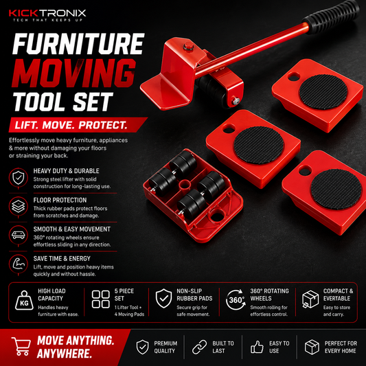 Heavy Duty Furniture Mover Tool Set