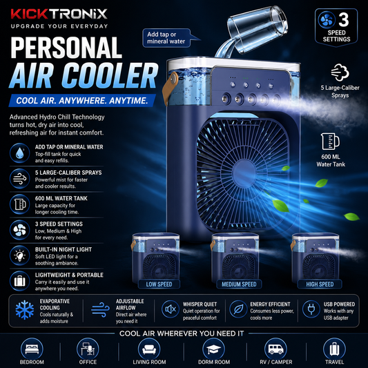 Portable Mini Air Cooler Fan