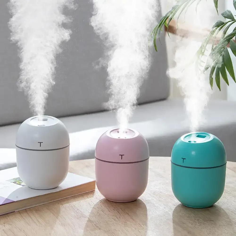 Premium Air Humidifier with Night Light | USB Portable Mist Humidifier for Home & Office