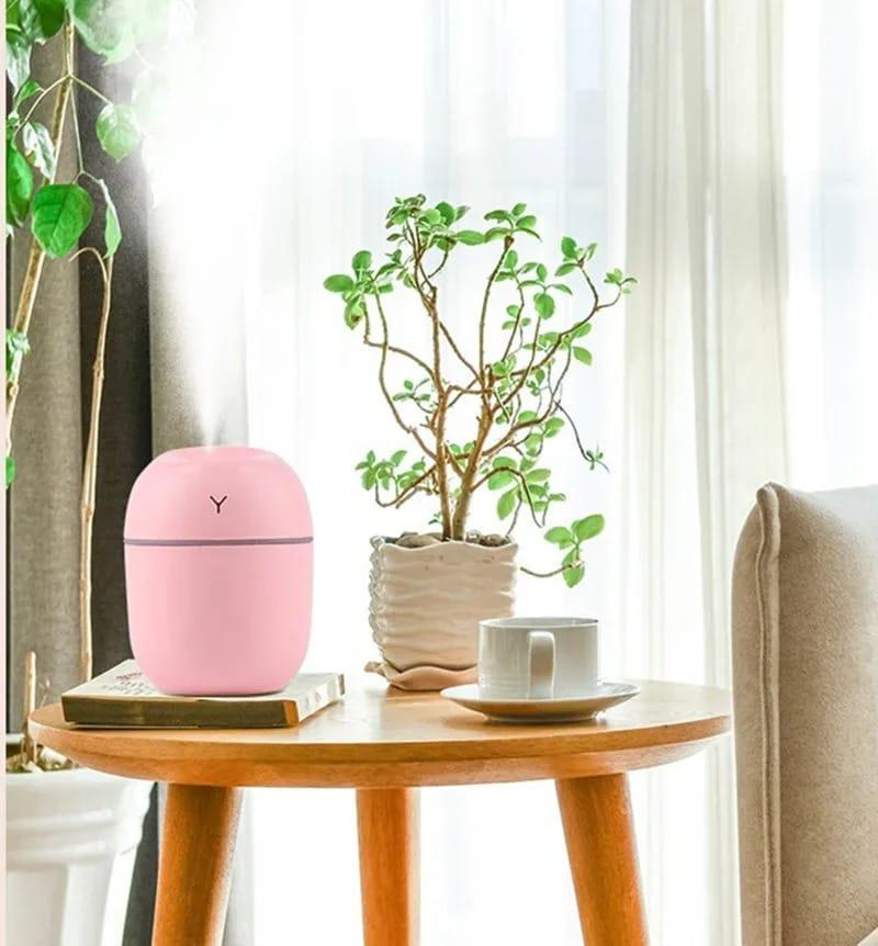 Premium Air Humidifier with Night Light | USB Portable Mist Humidifier for Home & Office