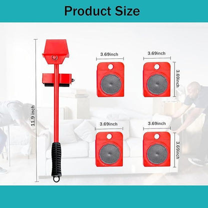 Heavy Duty Furniture Mover Tool Set moving pads different sizes