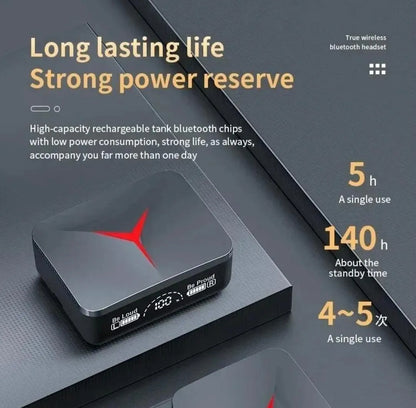 M90 Pro Gaming Earbuds | Bluetooth 5.3 TWS - long-lasting battery specification