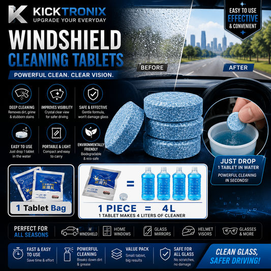 Car Windshield Washer Cleaning Tablets 