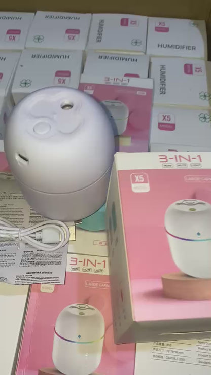 USB Air Humidifier with Night Light